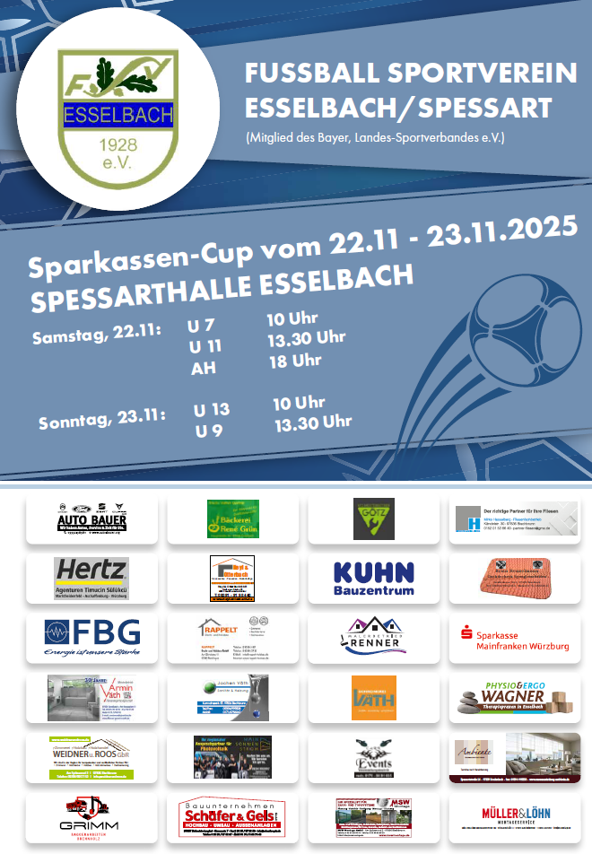 2025 Hallenturnier Flyer